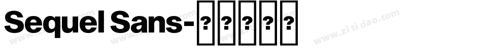 Sequel Sans字体转换